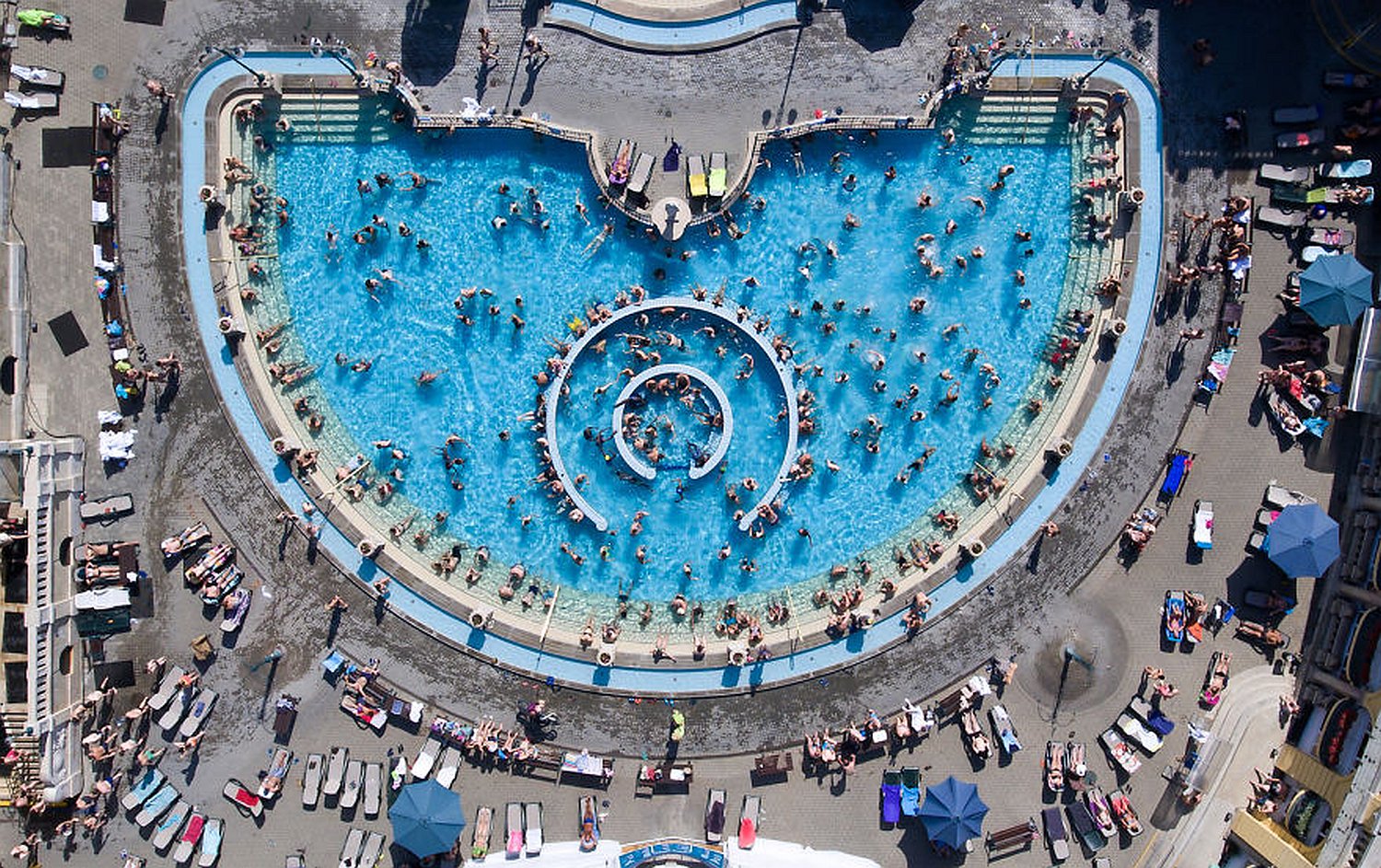 Boredpanda:  Pools in BudapestSpectacular Bird’s Eye View Of Extraordinary Pools In Budapest, Spa Capital Of The World, As You’ve Never Seen It Before